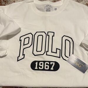 Polo by Ralph Lauren Men White 1967 Tee